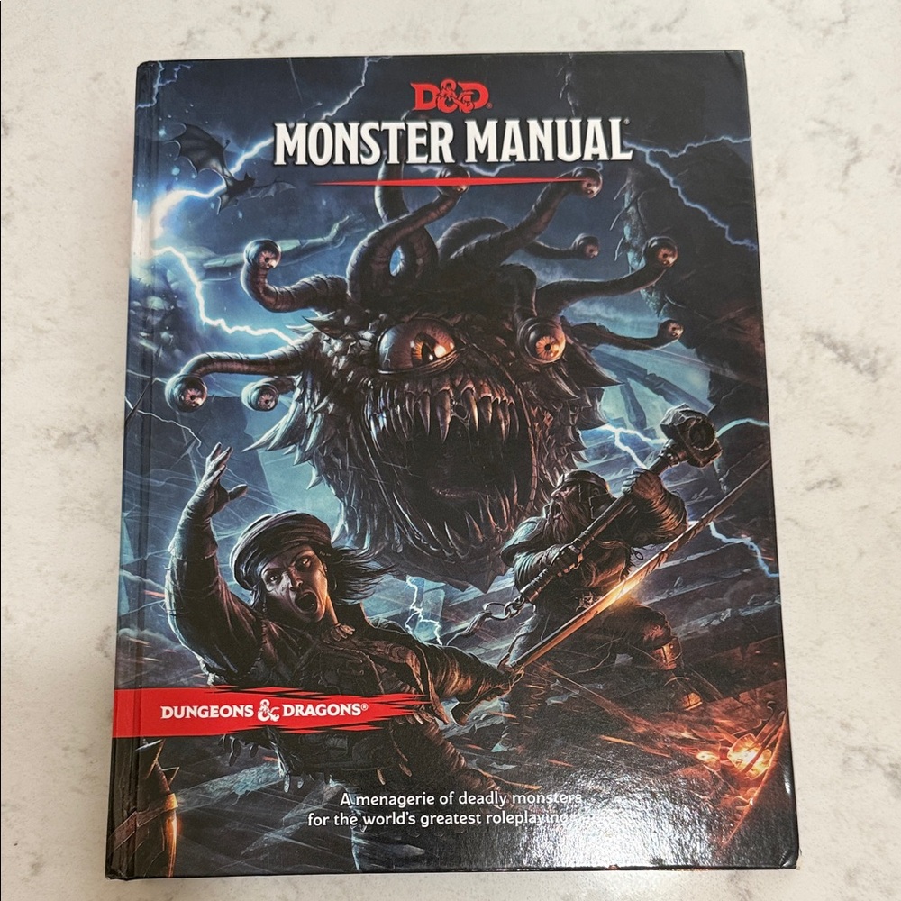 Hardcover Dungeons and Dragons Monster Manual 2014
